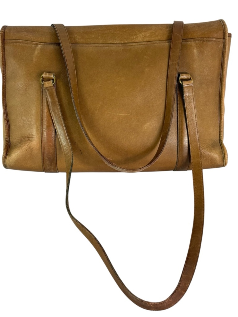 COACH 5190 British Tan Leather Envelope Portfolio Made in New York City USA - Picture 4 of 17